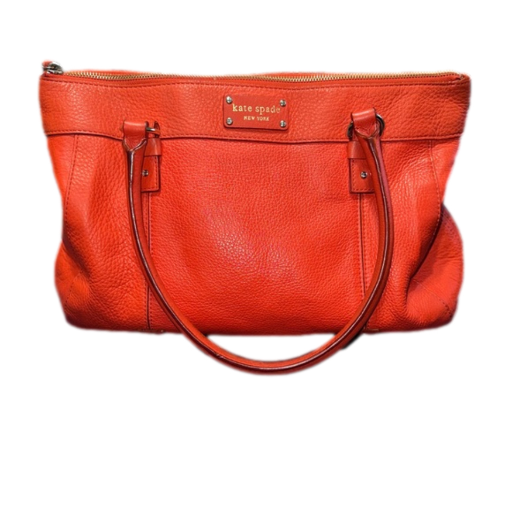 kate spade ♠️ poppy Red Berkshire Road Terran Tote, PRE-LOVED.